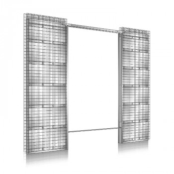 Schiebetür Einbaukasten für in der Wand laufende Türen - hier der Syntesis® Line DF für Massivwand